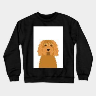 Cute Cockapoo Portrait Crewneck Sweatshirt